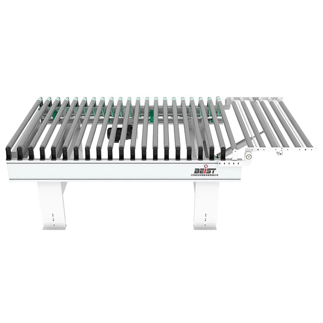 Transportor cu role alimentat